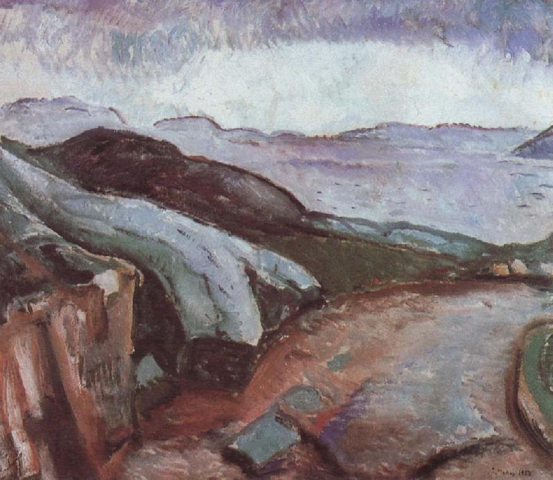 Edvard Munch Coast oil painting image